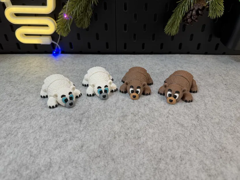 Gấu Con Khớp Nối Dễ Thương - Image 4