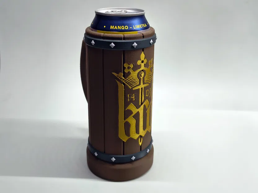 Chân Đế Lon Bia Kiểu Thùng Gỗ & Logo KCD (Kingdom Come: Deliverance) - Image 6