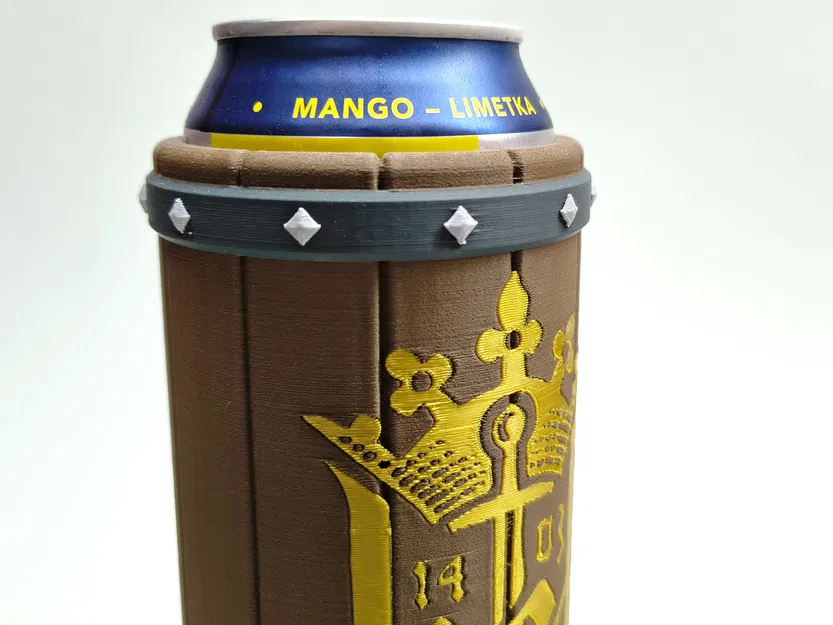 Chân Đế Lon Bia Kiểu Thùng Gỗ & Logo KCD (Kingdom Come: Deliverance) - Image 7