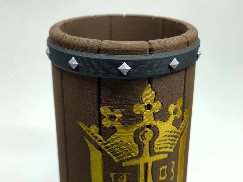 Chân Đế Lon Bia Kiểu Thùng Gỗ & Logo KCD (Kingdom Come: Deliverance) - Image 9