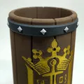Chân Đế Lon Bia Kiểu Thùng Gỗ & Logo KCD (Kingdom Come: Deliverance) - Thumbnail 9