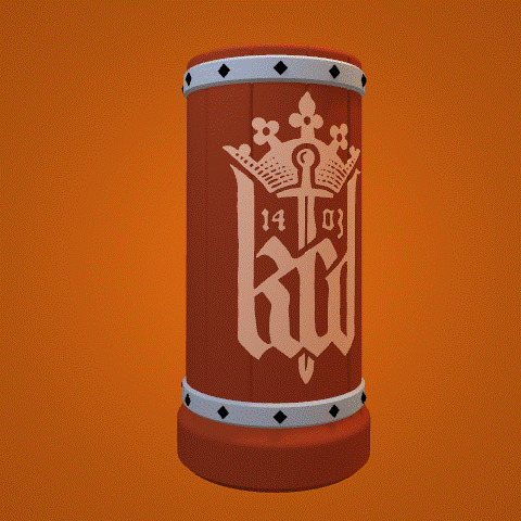 Chân Đế Lon Bia Kiểu Thùng Gỗ & Logo KCD (Kingdom Come: Deliverance) - Image 10