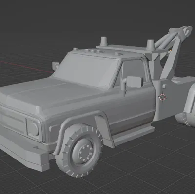 Xe Tải Kéo Chevy 1969 Tỷ Lệ 1/64