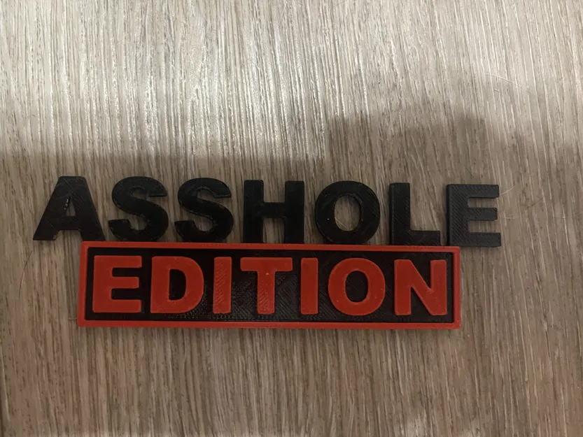 HUY HIỆU "ASSHOLE EDITION" - KHÔNG CẦN SUPPORT/AMS - Image 2