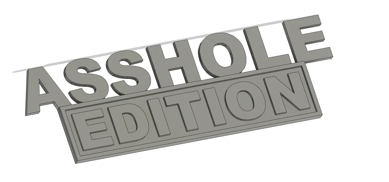 HUY HIỆU "ASSHOLE EDITION" - KHÔNG CẦN SUPPORT/AMS - Image 3