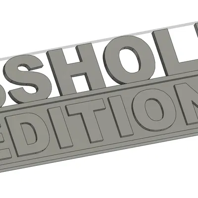 HUY HIỆU "ASSHOLE EDITION" - KHÔNG CẦN SUPPORT/AMS