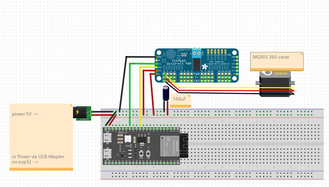 Băng tải Module với Điều khiển Servo Wi-Fi ESP32 - Image 4