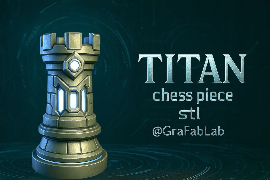 Quân Xe "Titan" - quân cờ vua - Image 1