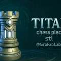 Quân Xe "Titan" - quân cờ vua - Thumbnail 1