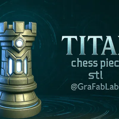 Quân Xe "Titan" - quân cờ vua