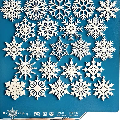 Set 23 Viên Trang Trí Bông Tuyết