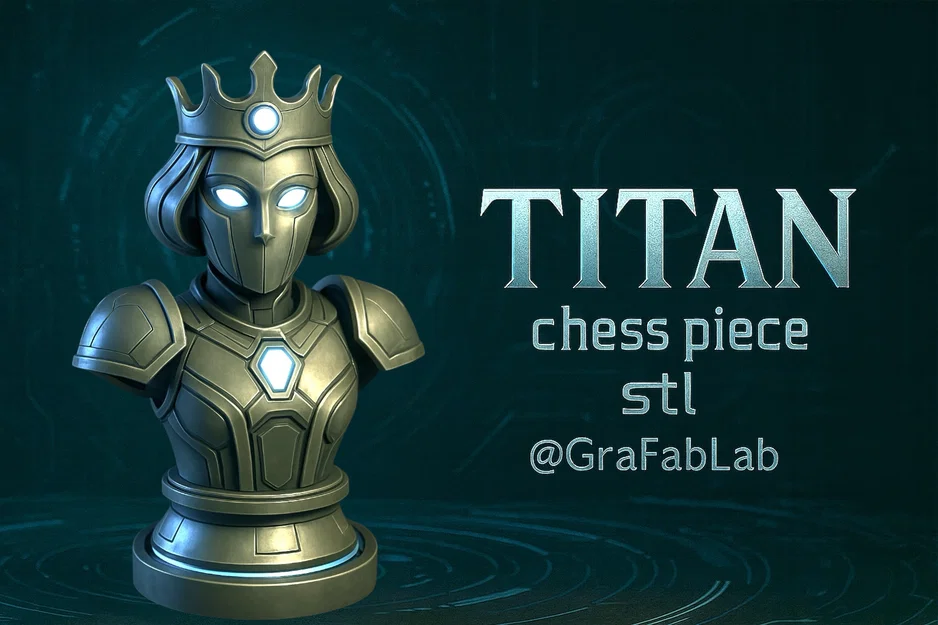 Tượng "Nữ Hoàng" Titan - quân cờ vua - Image 1