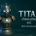 Tượng Vua Titan - Quân Cờ Vua - Thumbnail 1