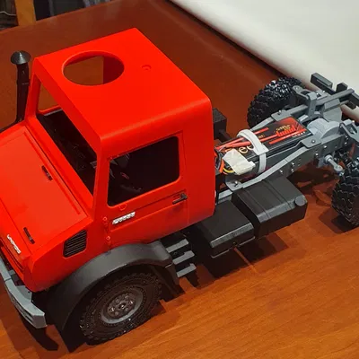 KHUNG SƯỜN UNIMOG RC (model U5023 - 2014) Tỉ lệ 1/10 (XE RC / TẢI RC)