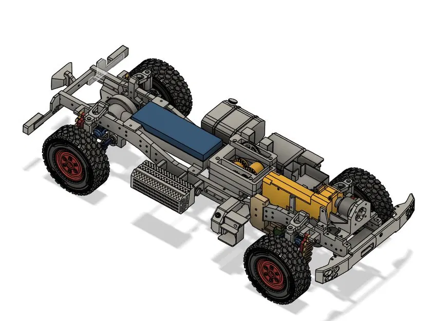 KHUNG SƯỜN UNIMOG RC (model U5023 - 2014) Tỉ lệ 1/10 (XE RC / TẢI RC) - Image 9