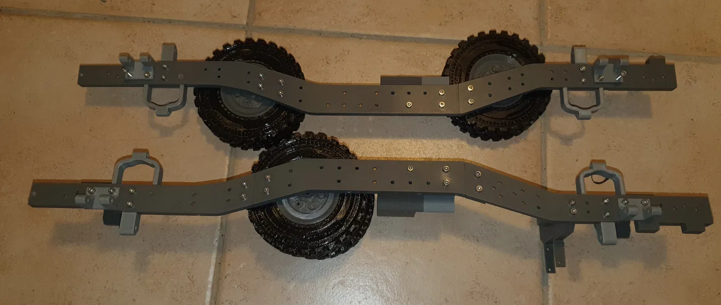 KHUNG SƯỜN UNIMOG RC (model U5023 - 2014) Tỉ lệ 1/10 (XE RC / TẢI RC) - Image 12