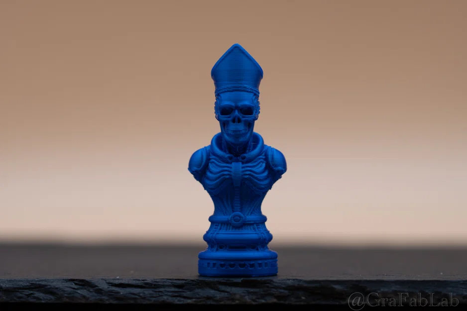 Tượng Giám Mục "Skullset" - Quân Cờ Vua - Image 3