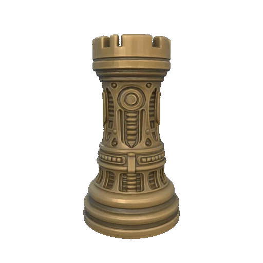Bộ Quân Mã "Skullset "Rook" - Quân Xe Cờ Vua" - Image 2
