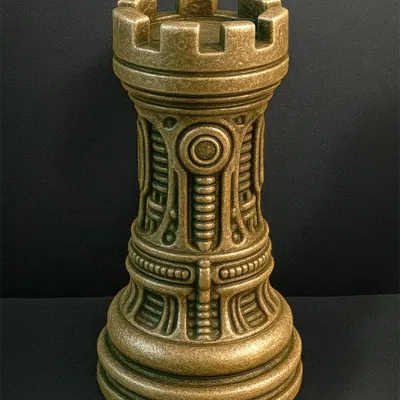 Bộ Quân Mã "Skullset "Rook" - Quân Xe Cờ Vua"