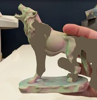 Tượng Chó Sói Xám - Image 3