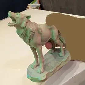 Tượng Chó Sói Xám