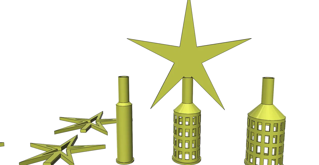 Ngôi Sao Giáng Sinh cho cây thông dễ in nhẹ - Image 5