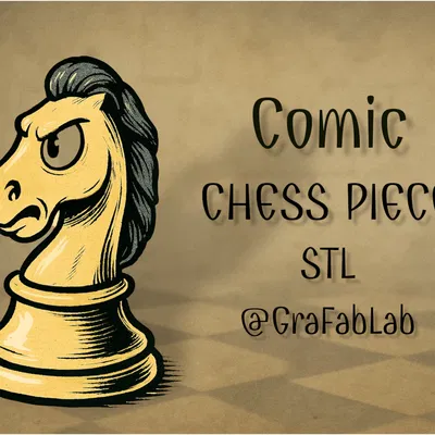 Quân Mã "Comic" - quân cờ vua