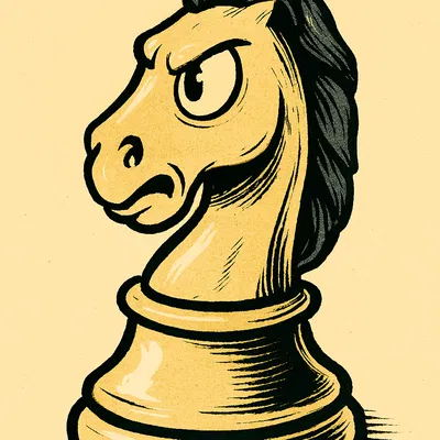 Quân Mã "Comic" - quân cờ vua