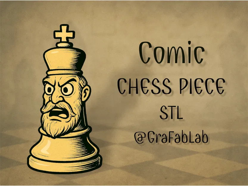 Tượng "Vua Truyện Tranh" - Quân Cờ Vua - Image 1
