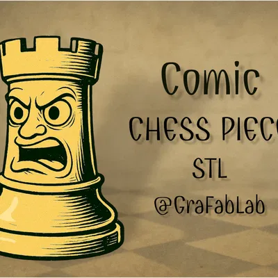 Quân Xe truyện tranh - quân cờ vua