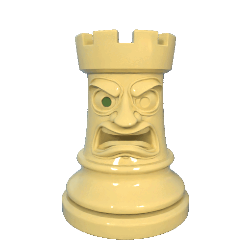 Quân Xe truyện tranh - quân cờ vua