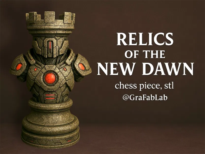 Relics of the New Dawn "Rook" - Cờ Vua Hơi Nước - Image 1