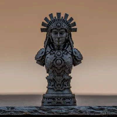 Tượng Hậu Cờ Vua 'Relics of the New Dawn' - Mô Hình 3D