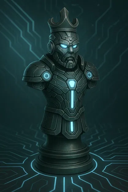 Vua Cyber 3.0 "King" - quân cờ vua - Image 3