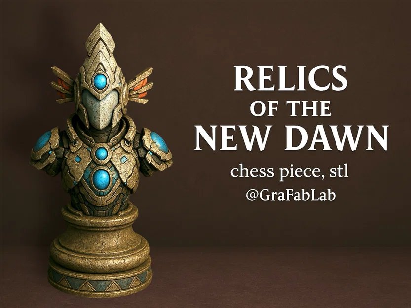 Relics of the New Dawn "Giám Mục" - Tượng Cờ Vua - Image 1