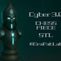 Tượng "Cyber 3.0 "Bishop" – quân cờ vua" - Thumbnail 1