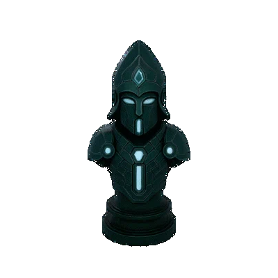 Tượng "Cyber 3.0 "Bishop" – quân cờ vua"