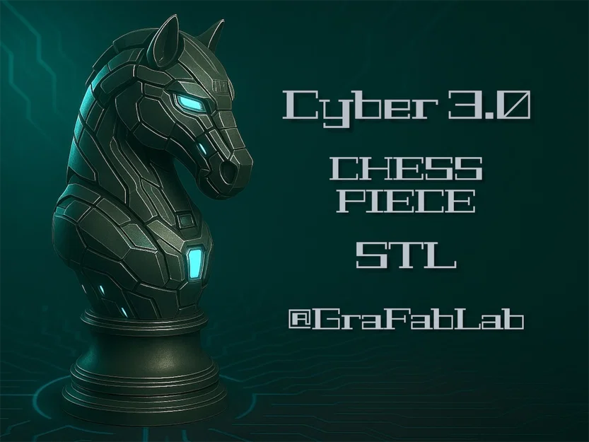 Cyber 3.0 "Kỵ Sĩ" - Quân Cờ Vua - Image 1