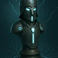 Tượng "Cyber 3.0 "Bishop" – quân cờ vua" - Thumbnail 4