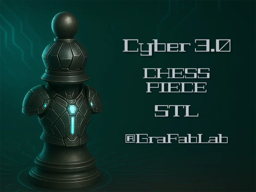 Quân Tốt Cyber 3.0 - quân cờ vua - Image 1