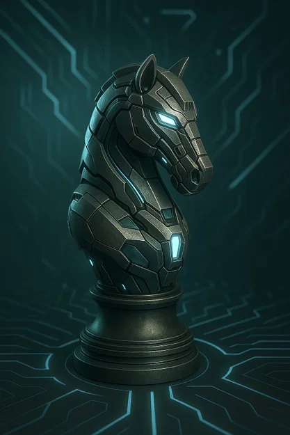 Cyber 3.0 "Kỵ Sĩ" - Quân Cờ Vua - Image 4