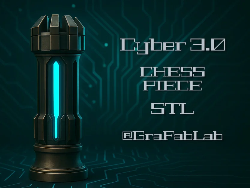 Cyber 3.0 "Rook" - quân Cờ Vua - Image 1