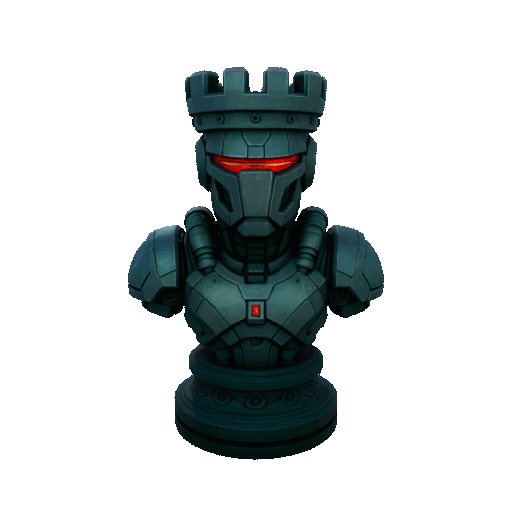 Quân Xe Metal Legion "Rook" - Quân Cờ Vua