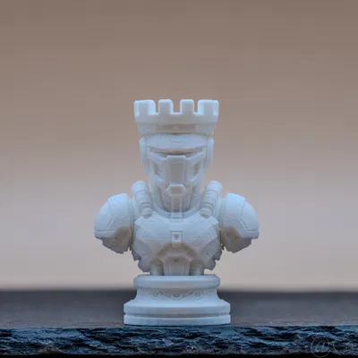 Quân Xe Metal Legion "Rook" - Quân Cờ Vua