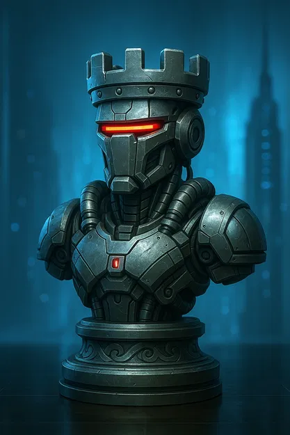 Quân Xe Metal Legion "Rook" - Quân Cờ Vua - Image 4