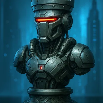 Quân Xe Metal Legion "Rook" - Quân Cờ Vua