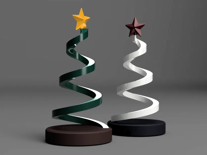 Cây Thông Giáng Sinh Xoắn LED Phát Sáng – Hai Phiên Bản - Image 1