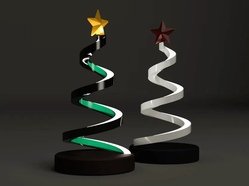 Cây Thông Giáng Sinh Xoắn LED Phát Sáng – Hai Phiên Bản - Image 2