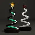 Cây Thông Giáng Sinh Xoắn LED Phát Sáng – Hai Phiên Bản - Thumbnail 2