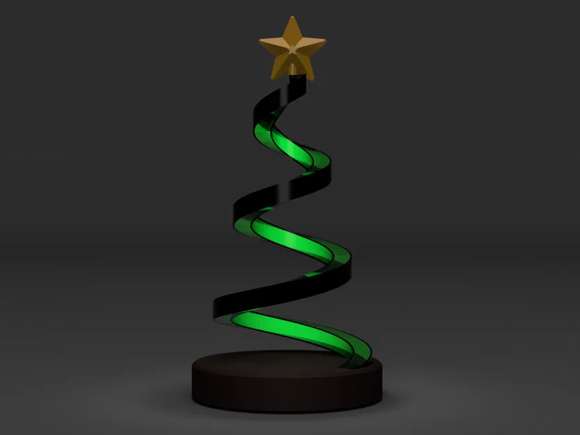 Cây Thông Giáng Sinh Xoắn LED Phát Sáng – Hai Phiên Bản - Image 3